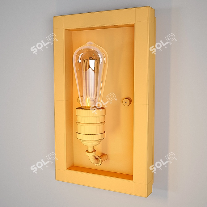 Elegant Palermo Grove Sconce 3D model image 4