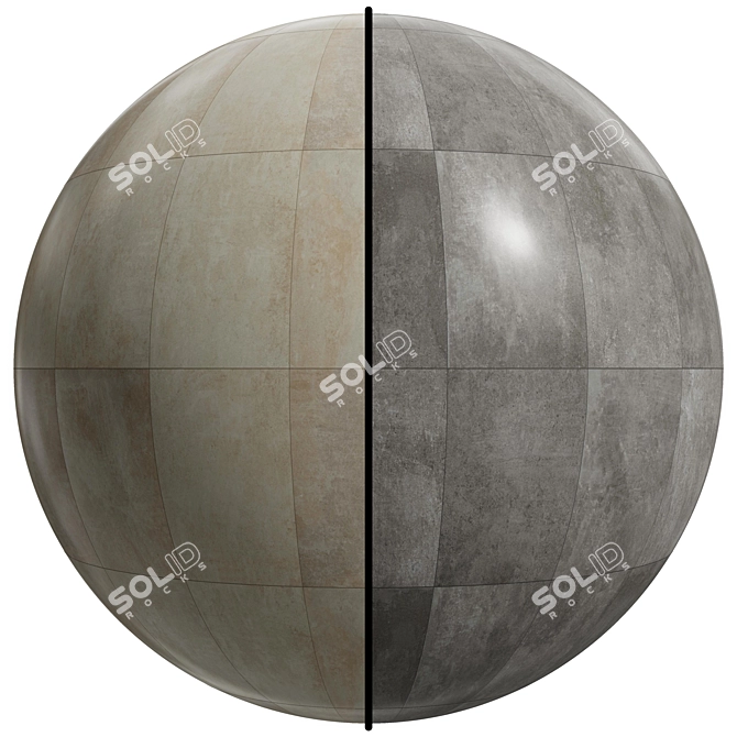 Elegant Marble Tile Stone | High Resolution | Seamless 3D model image 1