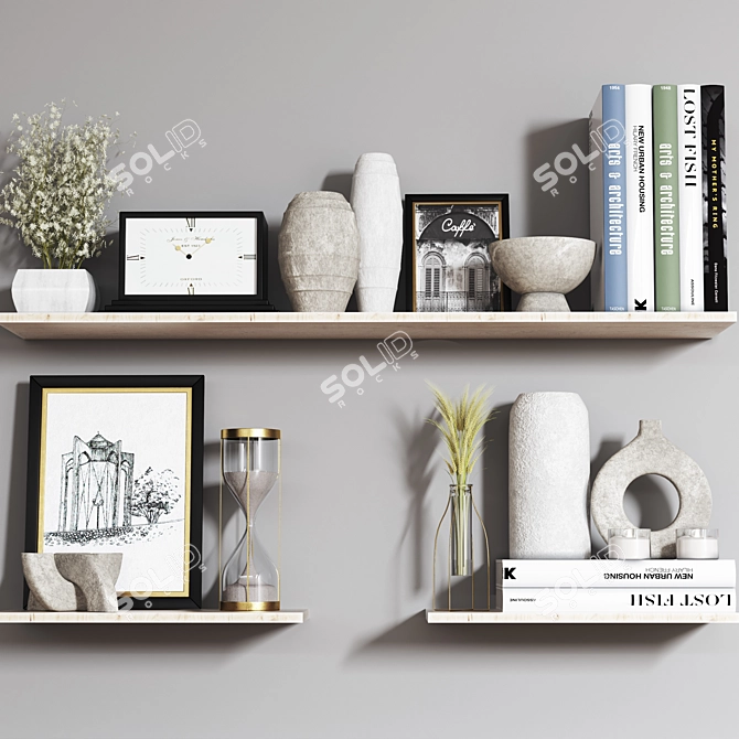 Elegant Decor Set1 - 2015 Version 3D model image 2