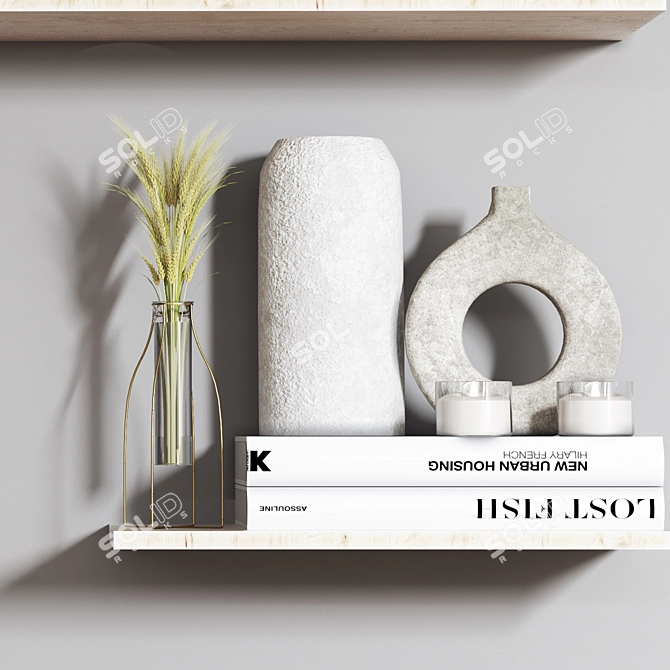 Elegant Decor Set1 - 2015 Version 3D model image 4