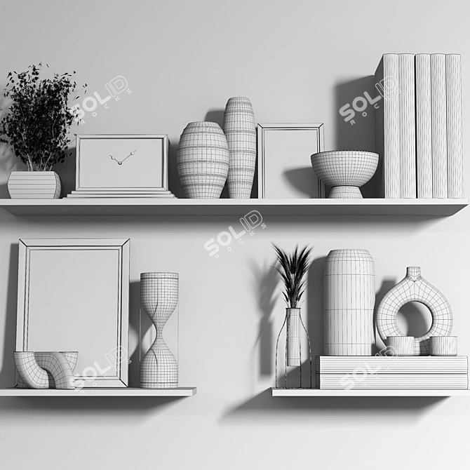 Elegant Decor Set1 - 2015 Version 3D model image 7