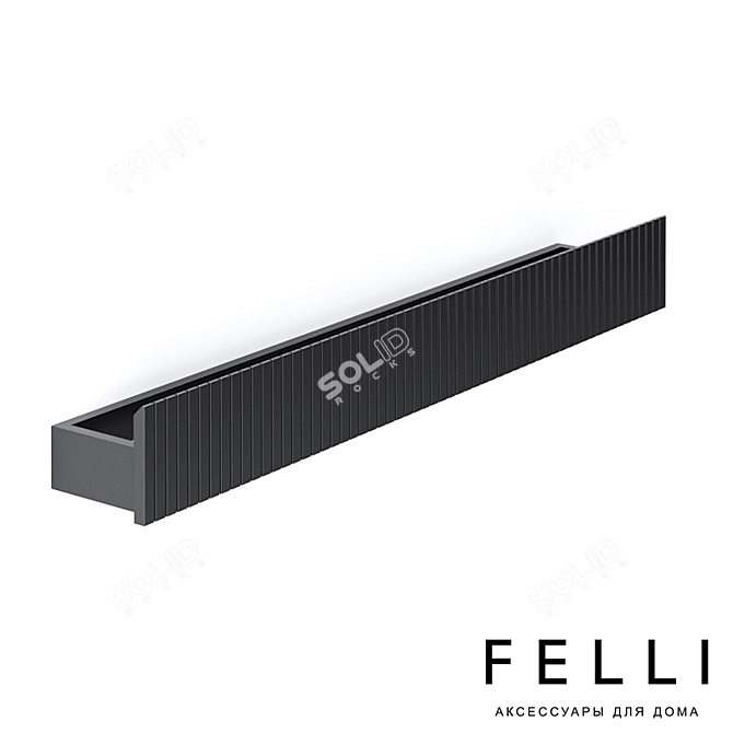 Sleek Felli Eles Shelf 3D model image 2