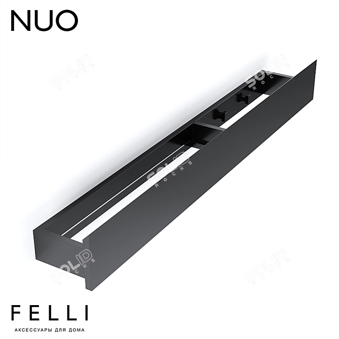 Sleek Felli Eles Shelf 3D model image 7