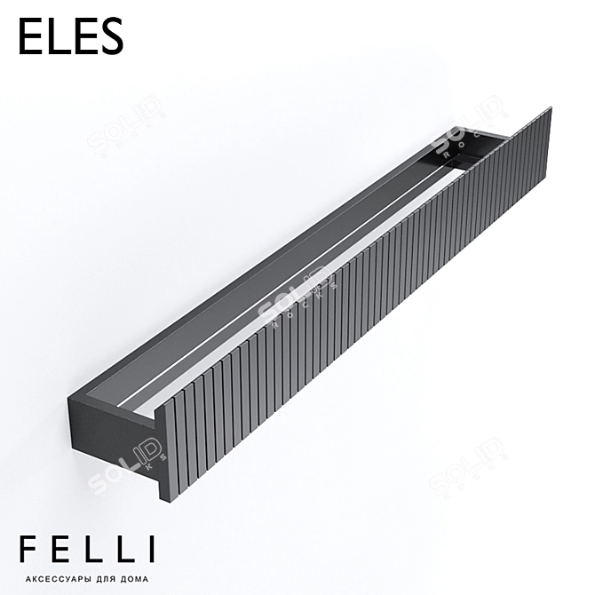 Sleek Felli Eles Shelf 3D model image 11