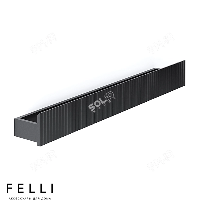 Sleek Felli Eles Shelf 3D model image 12