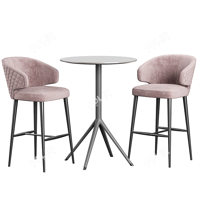 Amy Chair Konyshev OTX Table - Customizable and Elegant Furniture Solution 3D model image 4