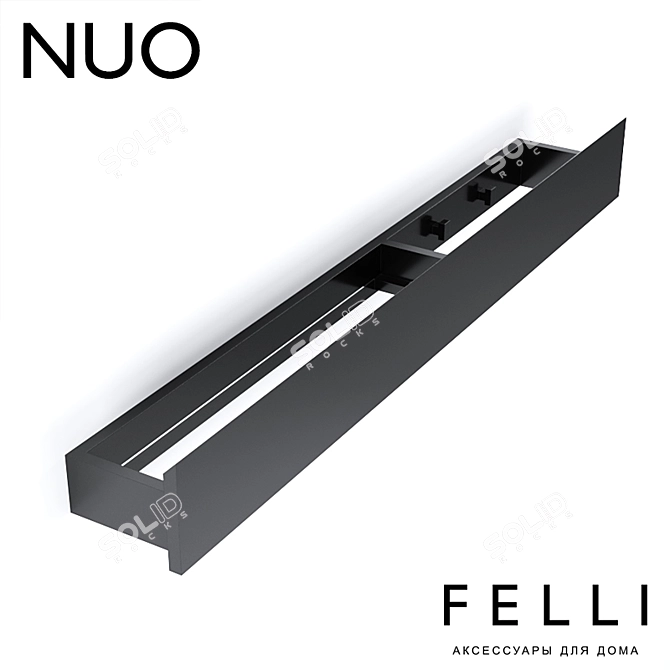 Felli Nuo Designer Shelf 3D model image 1