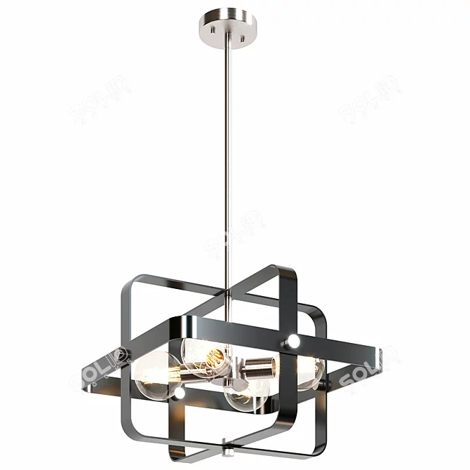 Elegant Prana Chandelier 3D model image 1