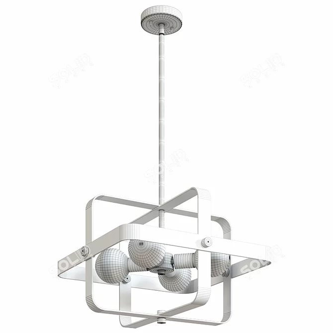 Elegant Prana Chandelier 3D model image 3