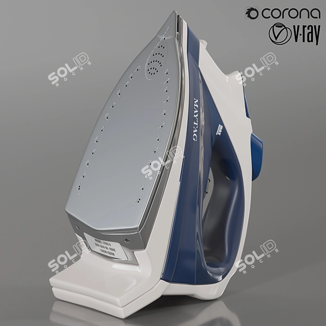 Efficient Maytag Speed Heat Iron 3D model image 3