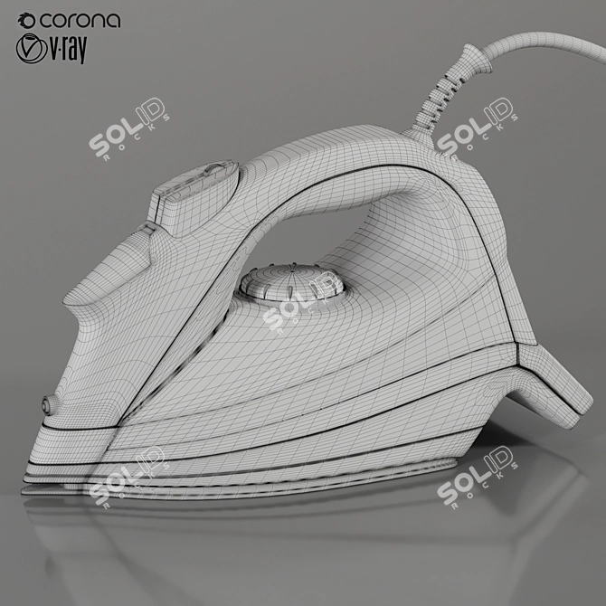 Efficient Maytag Speed Heat Iron 3D model image 6