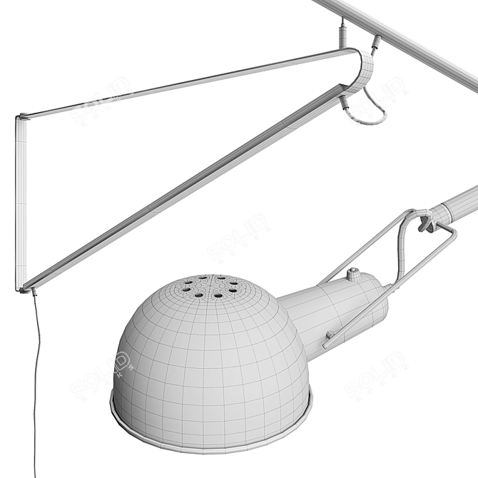 Versatile FLOS 265 Pendant Light 3D model image 3