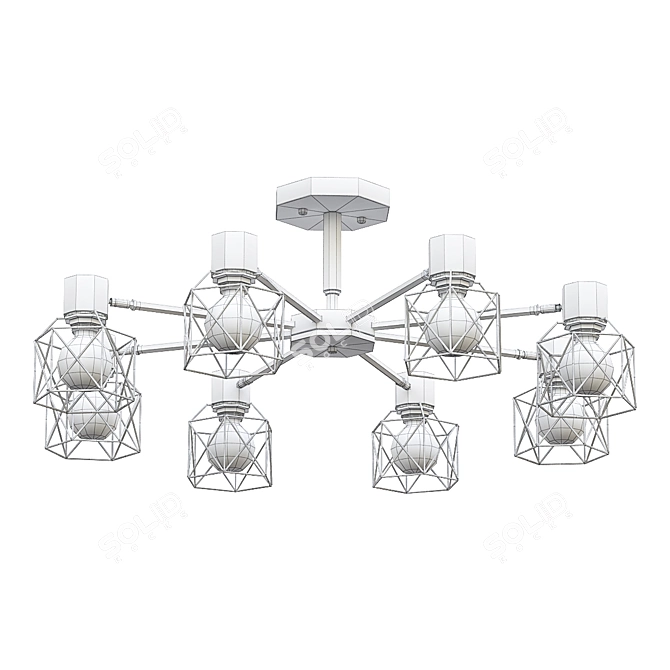 CORF Chandelier with Elegant Design 3D model image 7