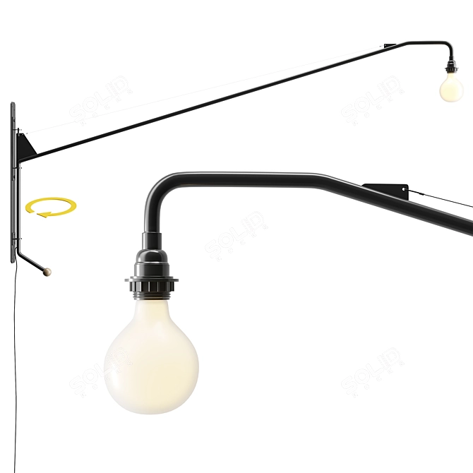 Elevate Your Space: Vitra Potence Lamp 3D model image 1