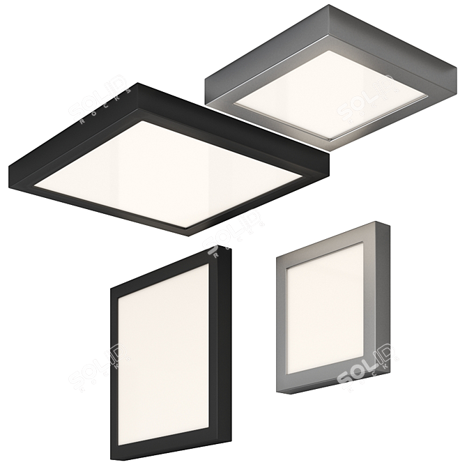 Pix Outdoor Ceiling & Wall Light 3D model image 1