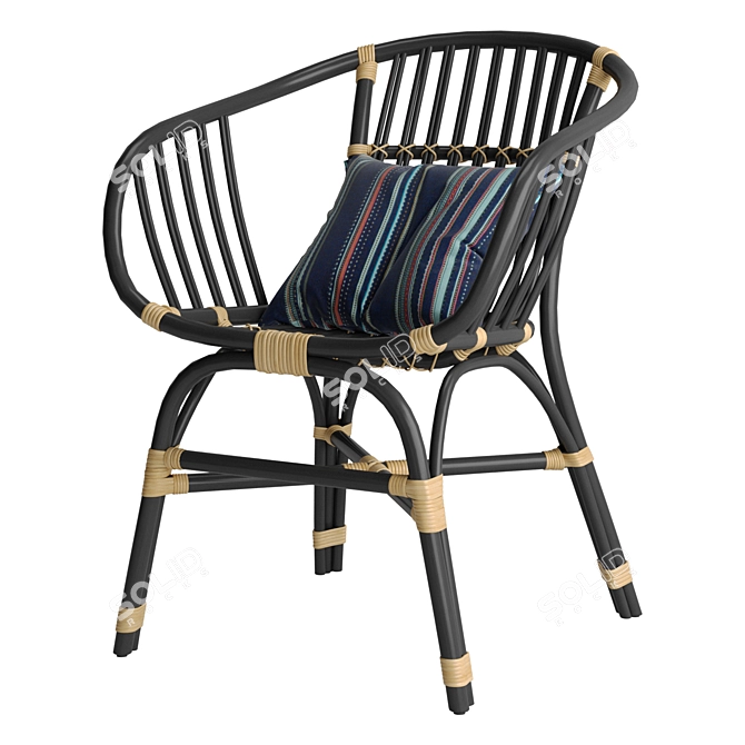 Modern Citra Arm Chair 3D model image 2