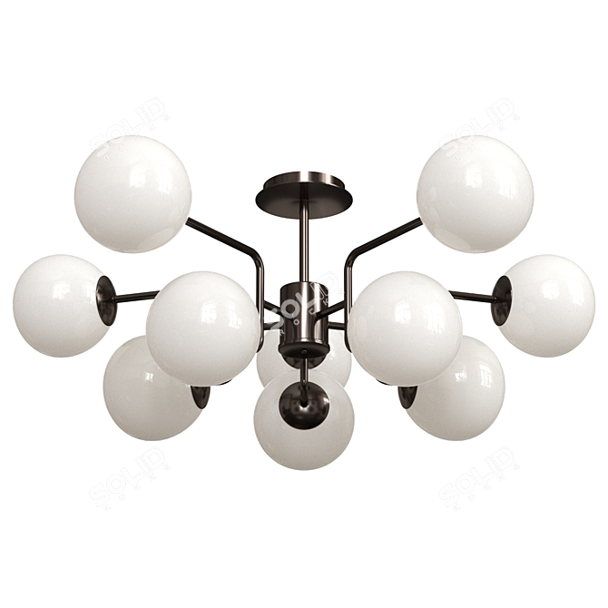 Erich Pendant Lamp: Elegant and Contemporary 3D model image 3