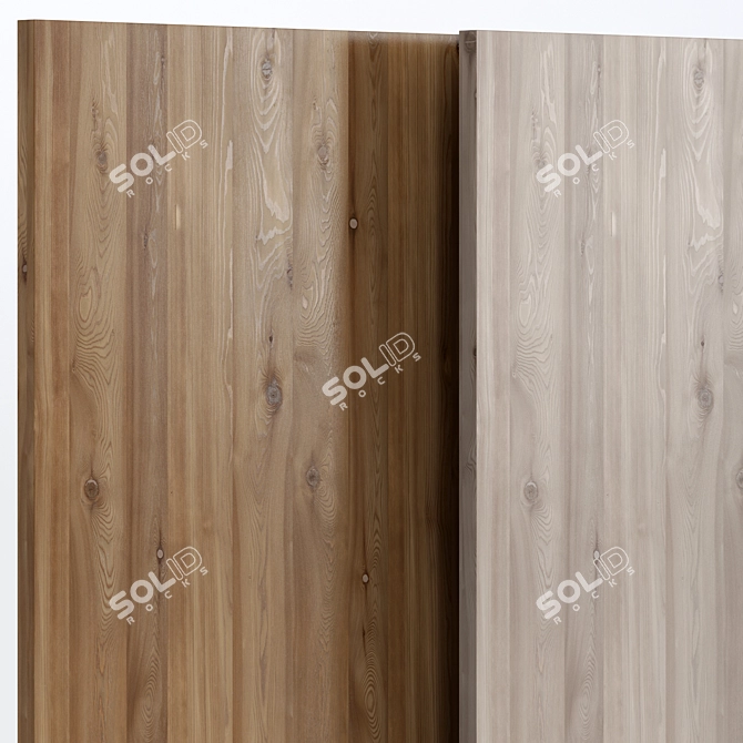 Premium Wood 7: 3 Luxurious Materials 3D model image 2