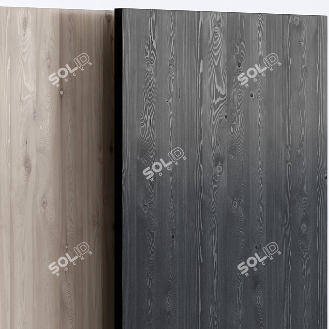 Premium Wood 7: 3 Luxurious Materials 3D model image 3