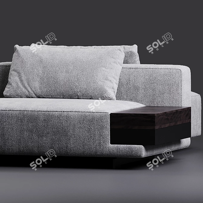 Modern Minimalist Molteni & c Marteen Sofa 3D model image 3