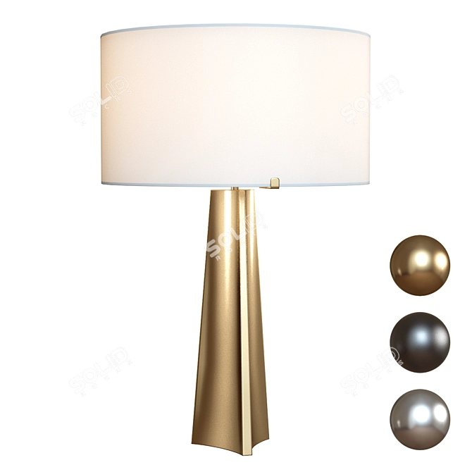Elegant Isla Table Lamp 3D model image 1