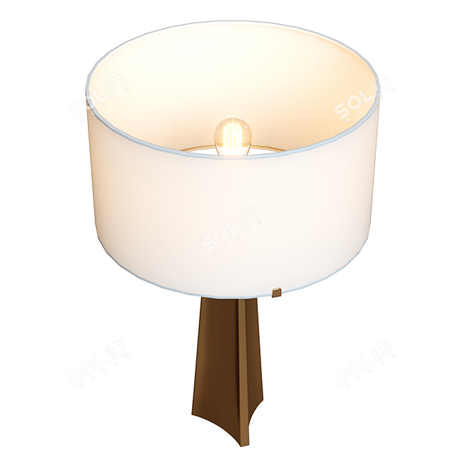 Elegant Isla Table Lamp 3D model image 4