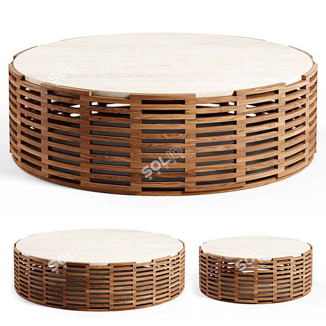 Etel Design Maria Coffee Table 3D model image 1