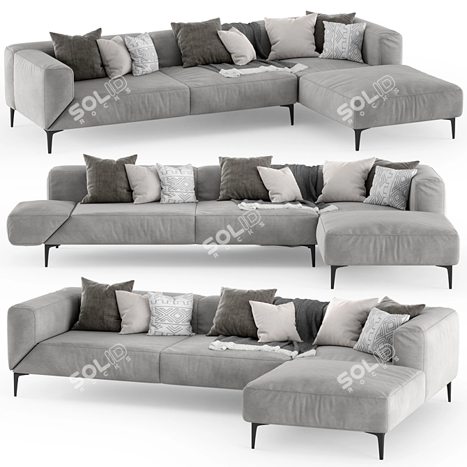  Stylish JORI Longueville Sofa 3D model image 1