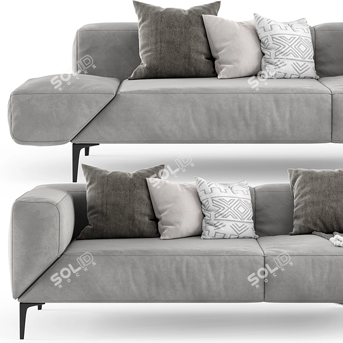  Stylish JORI Longueville Sofa 3D model image 2