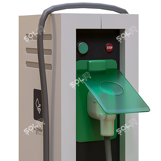 EVlink Electric Vehicle Refuel 3D model image 2