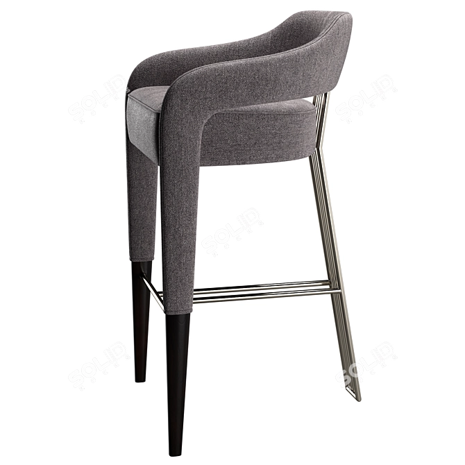 Invicta II: Modern Design Bar Stool 3D model image 3