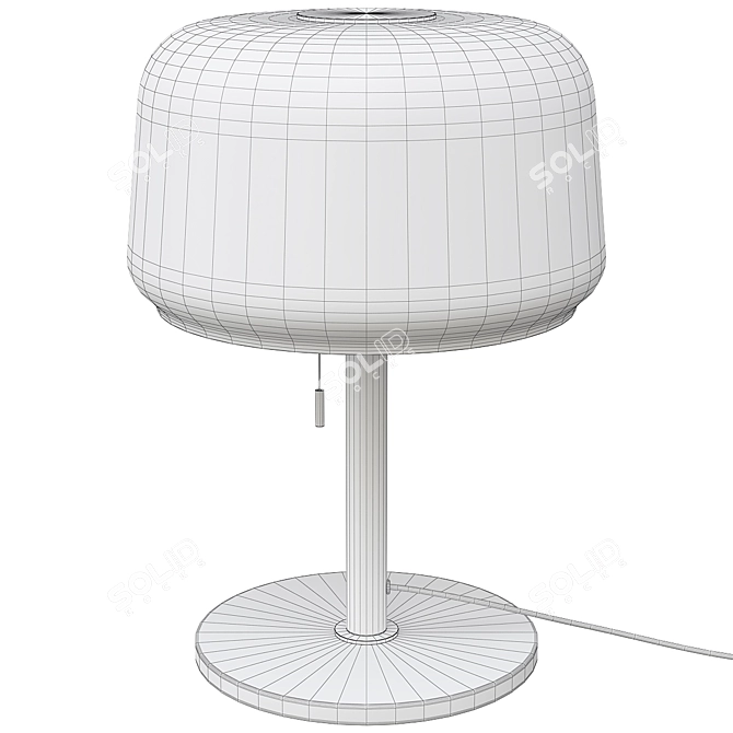 Evedal T. Lamp: Elegant Marble Design 3D model image 3
