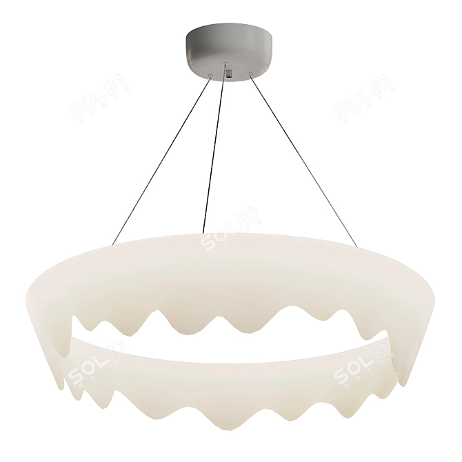 Elegant ODDLY C Lampatron Chandelier 3D model image 4