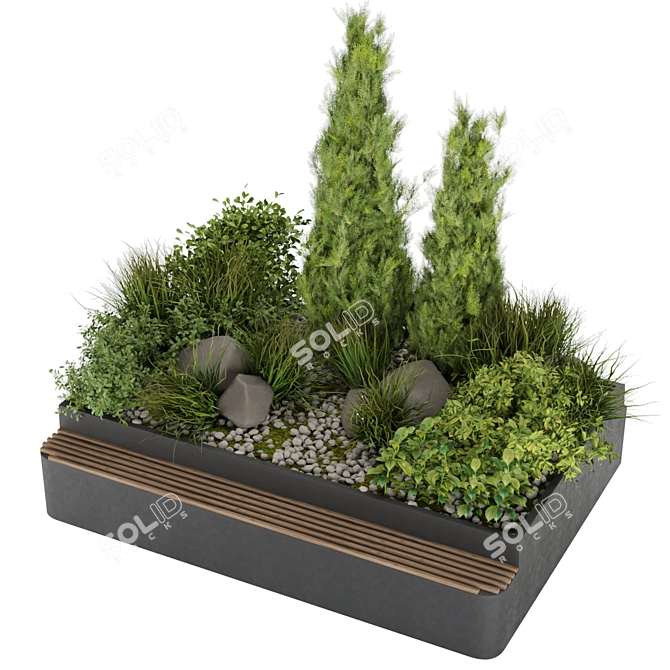 Pine Leaf Indoor Plant - Collection Volume 284 3D model image 1