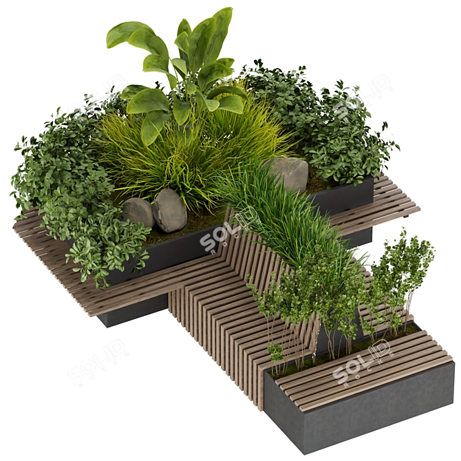 Urban Greenery Collection: Volume 285 3D model image 2