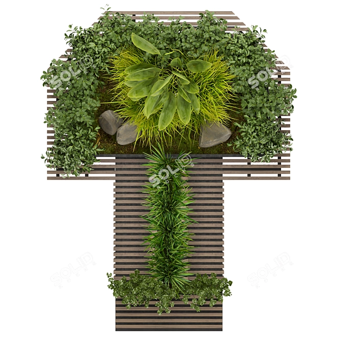 Urban Greenery Collection: Volume 285 3D model image 4