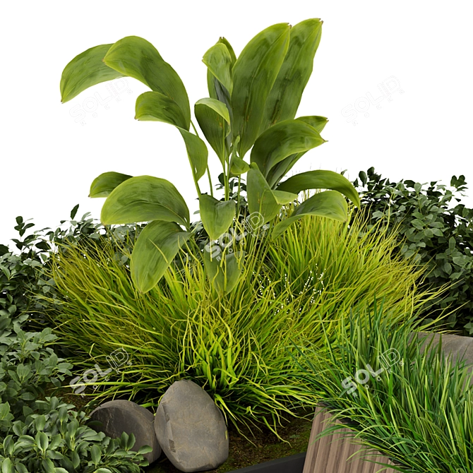 Urban Greenery Collection: Volume 285 3D model image 5