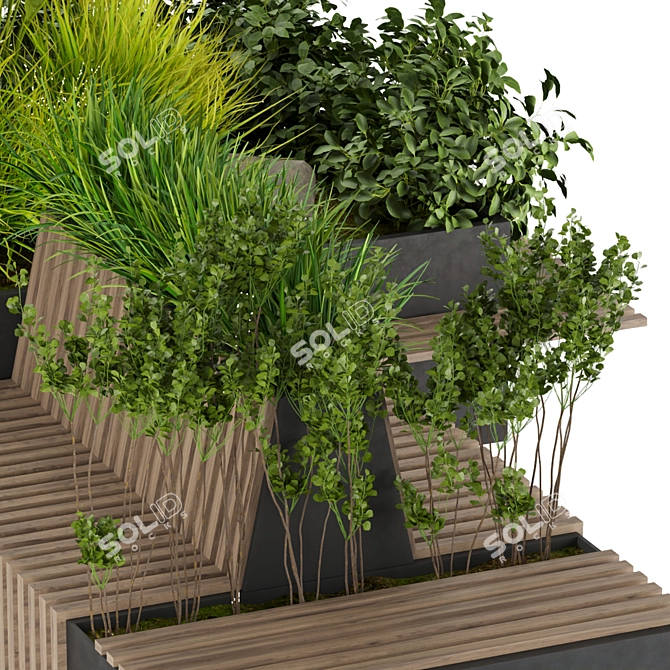Urban Greenery Collection: Volume 285 3D model image 6