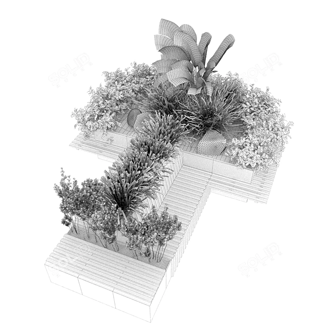 Urban Greenery Collection: Volume 285 3D model image 7