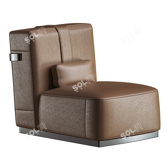 Flexform ABCD Armchair 3D model image 1