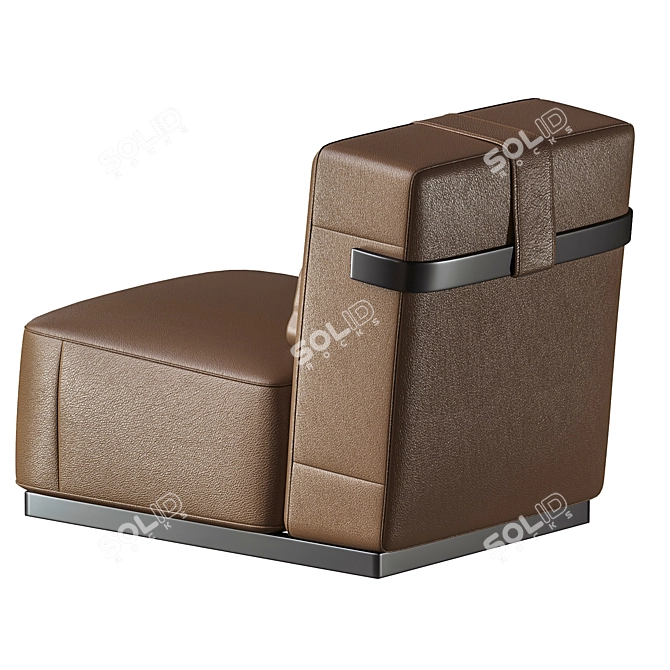 Flexform ABCD Armchair 3D model image 2