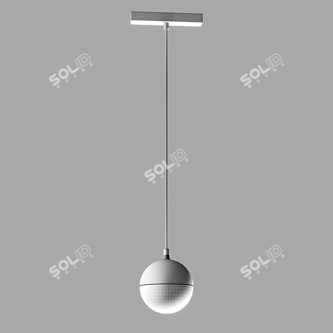 Modern Magnetic Track Light ST358 3D model image 4