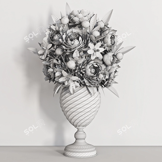 Indoor Bouquet Collection: 112 Varieties 3D model image 3