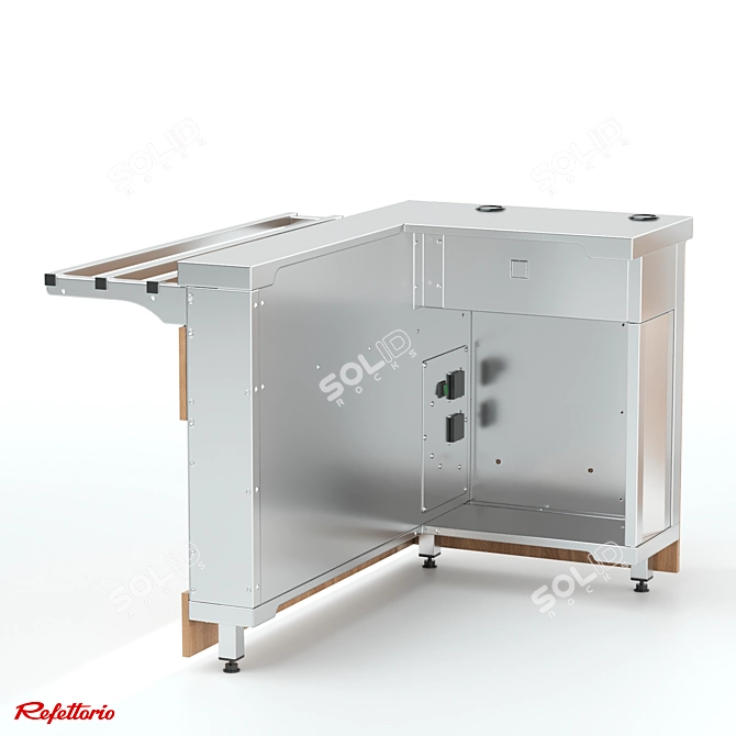 RT2 Capital: Wall-less Cash Counter 3D model image 2