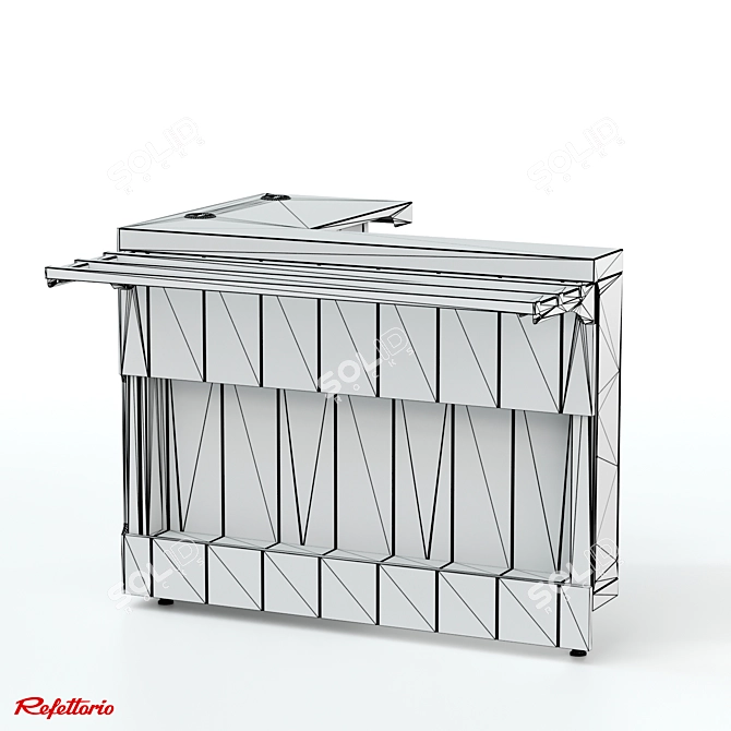 RT2 Capital: Wall-less Cash Counter 3D model image 4