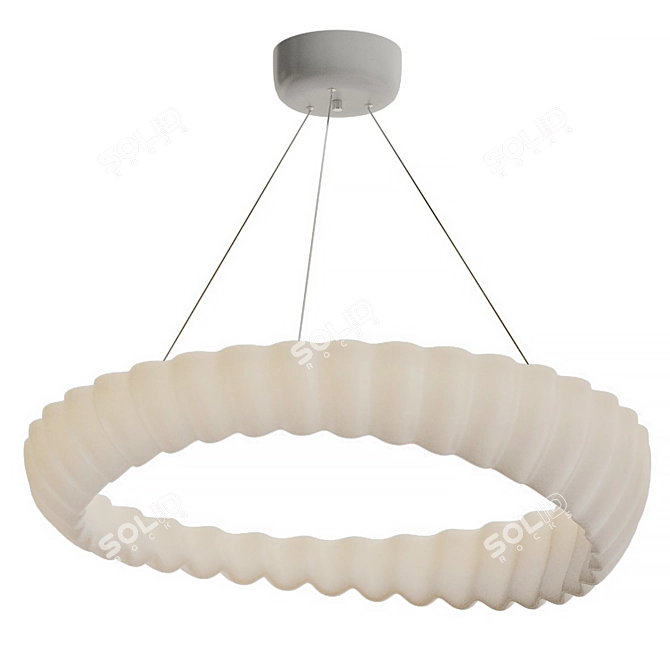 Elegant ODDLY C Lampatron Chandelier 3D model image 1