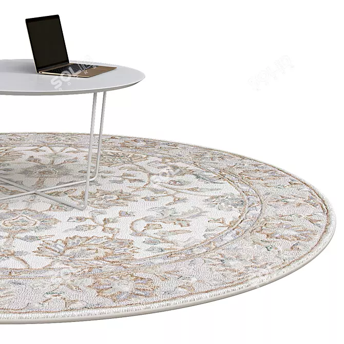 Elegant Circle Rugs | No. 271 3D model image 2