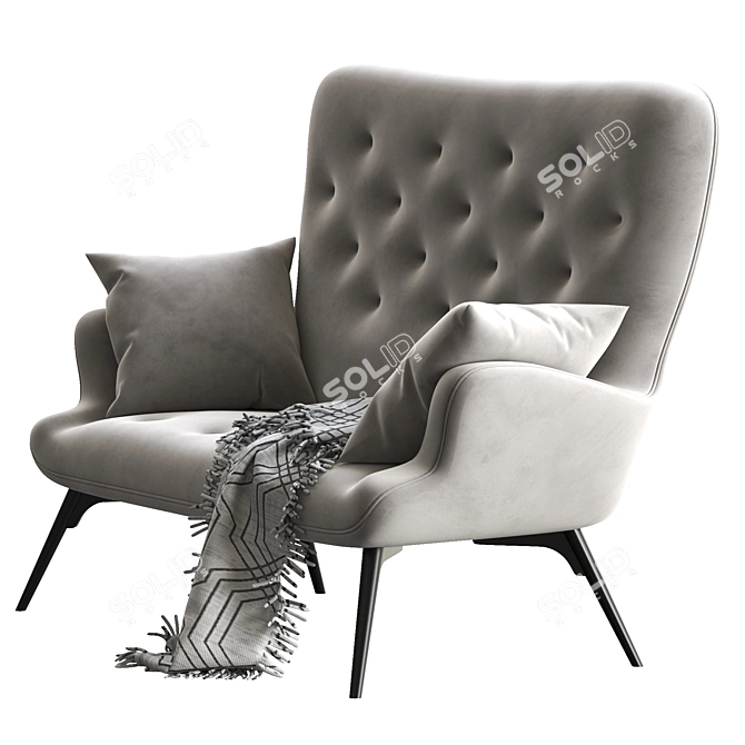 KALEIDOS Modern 2-Seater Sofa 3D model image 3