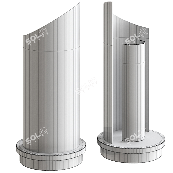 Reflex Aria Table Lamp - Elegant Illumination Solution 3D model image 2