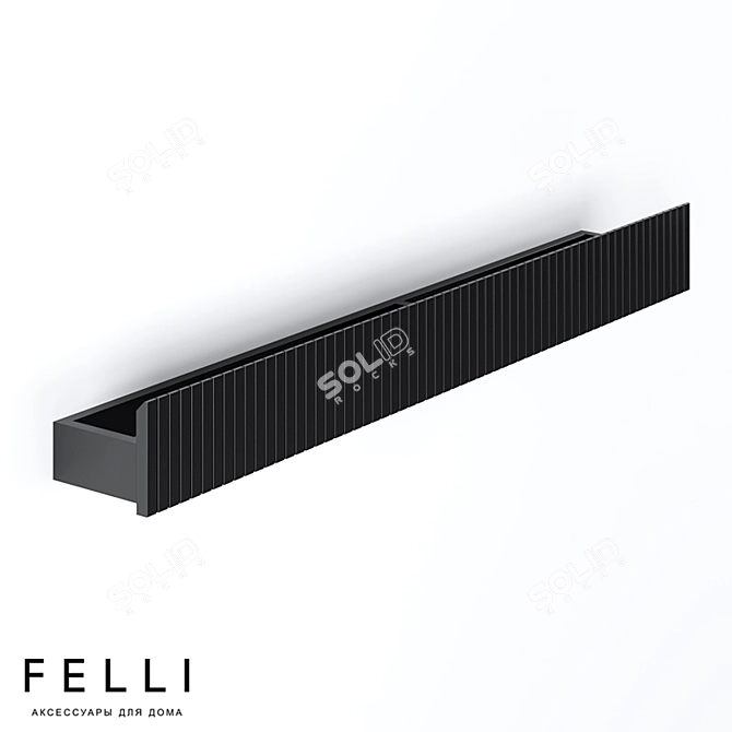 "SOLID SURFACE Designer Shelf 3D model image 2